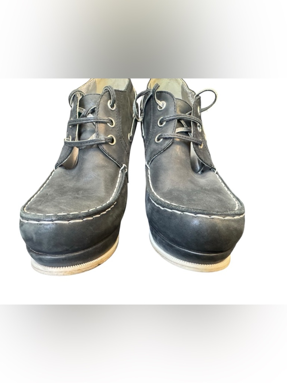 Balenciaga  blue/ white wedge boat shoes Sz. 38 - Picture 8 of 12